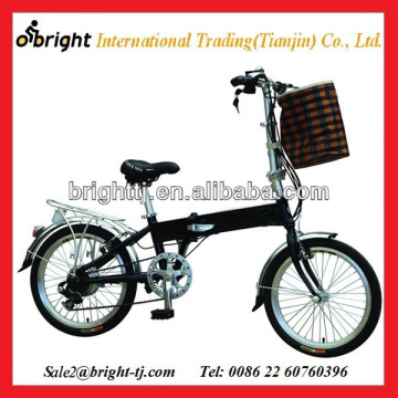 folding bike with cloth basket