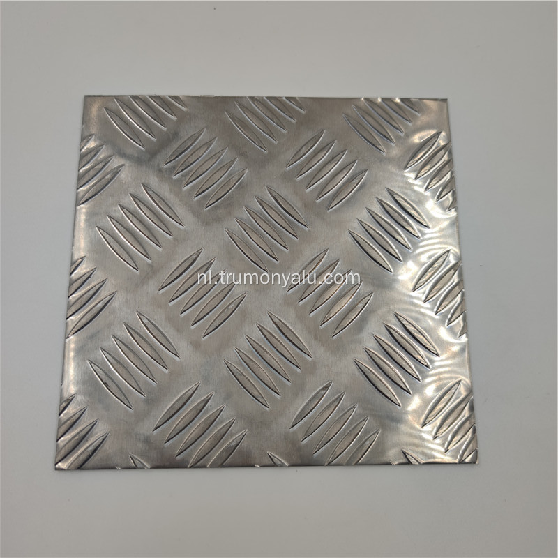 Aluminium matrix embossing plaatblad