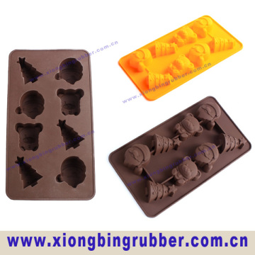 Christmas silicone baking mould