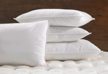 Microfiber fabric pillow insert
