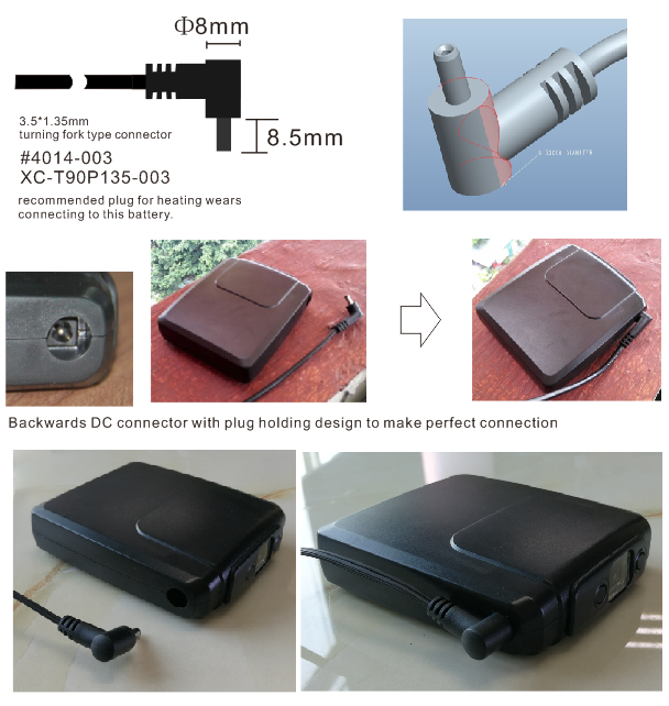 AC403 Heated Jacket battery intro