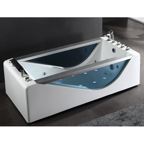 Transparent Whirlpool Massage Bathtub