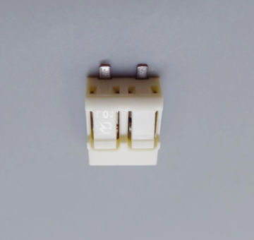 PCB push wire connector with button