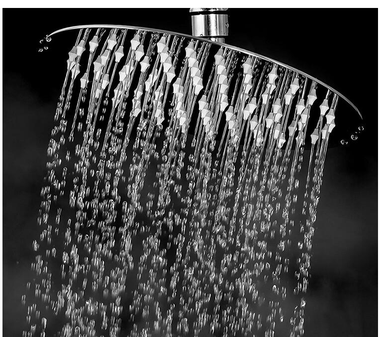 Thin Stainless Steel Chrome Rain Shower High Pressure Ultra2