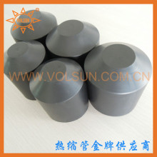 Black Polyolefin Heat Shrink End Cap