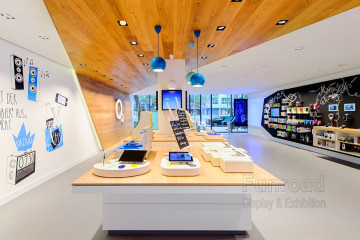 mobile phone shop decoration	/ mobile phone accessories display