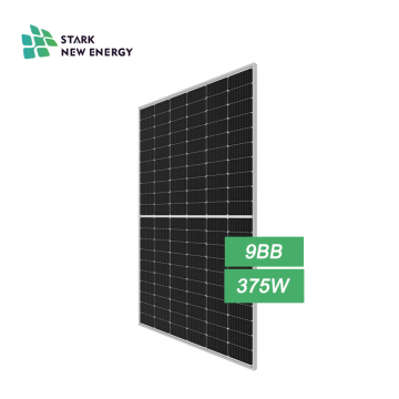 high efficiency pv solar module half cut 375w