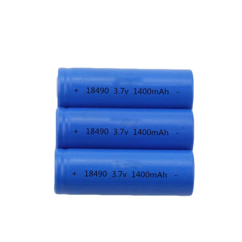 18490 3.7V 1400mAh 리튬 이온 배터리 셀