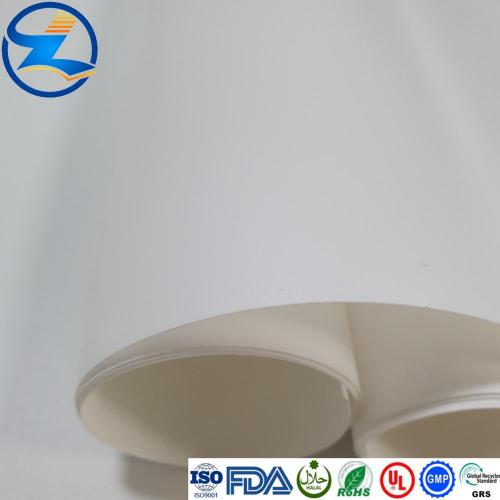 0.2mm Opaque Matte White Color PP Films