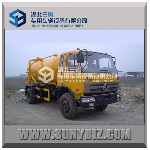 dongfeng 10m3 fecal suction truck, vacuum sewage suction truck for sale