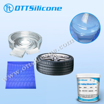 Addition cure silicone rubber for tire mold