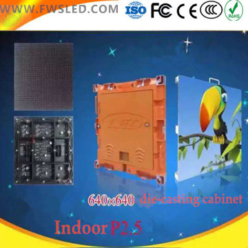 P2.5 Indoor Rental LED Display Rental Aluminum Cabinet