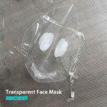 Transparent Plastic Face Mask with Double valves