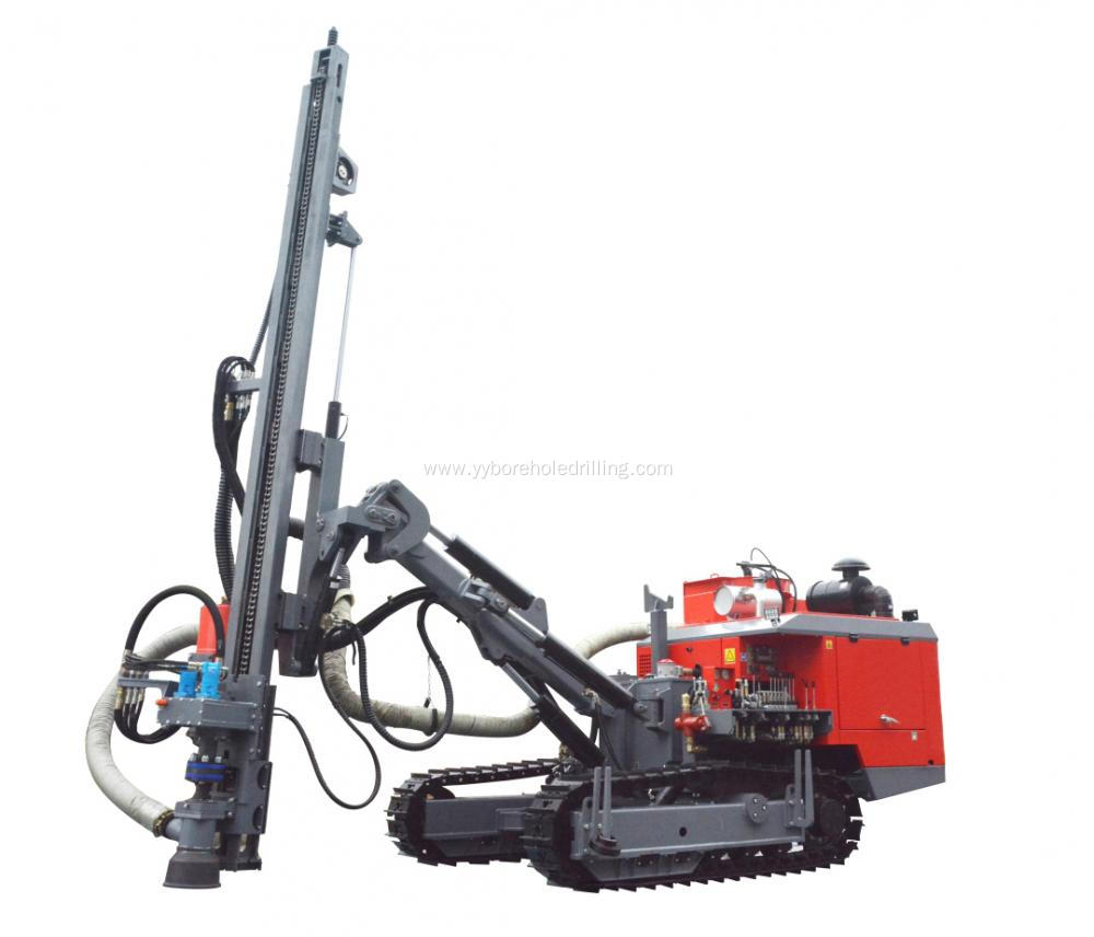 95-140mm Quarry Mining DTH Drilling Rig for sale