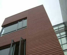 wood plastic wall