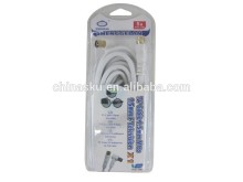 White color cable TV equipment wireless set 5m 9.5mm to 9.5mm F television