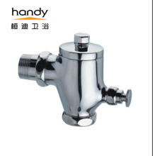 Hand Press Button Switch Brass Toilet Flush Valves
