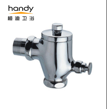 Hand Press Button Switch Brass Toilet Flush Valves
