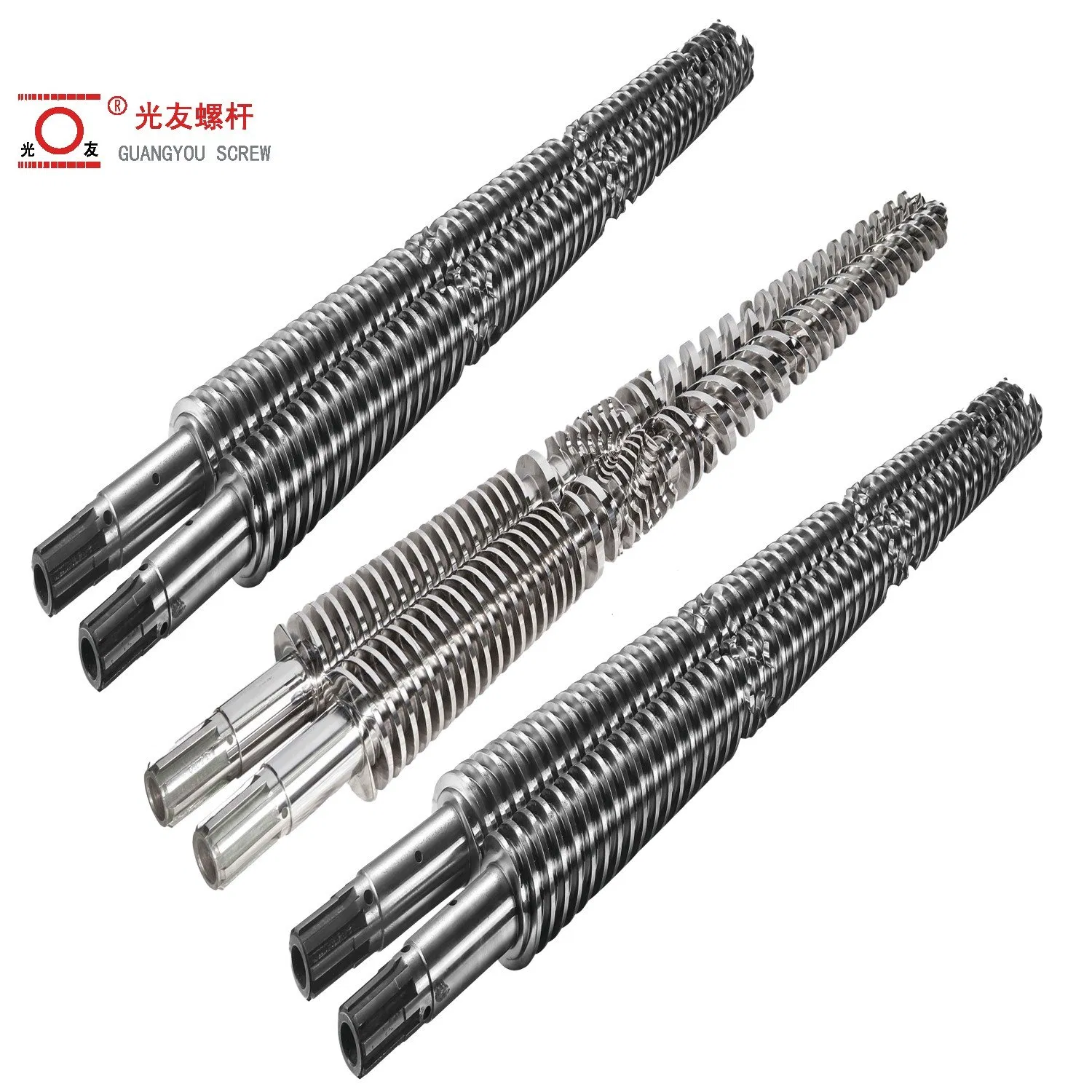 Kraussmaffei KMD70 কনিক্যাল টুইন স্ক্রু ব্যারেল এবং পিভিসি এক্সট্রুশনের জন্য প্লাস্টিক এক্সট্রুডার বাইমেটালিক স্ক্রু