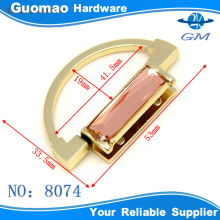 Light gold decorative zinc alloy handle accessory