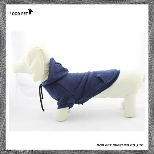 Navy Blue Plain Purified Cotton Dog Hoodies (SPH6001-1)