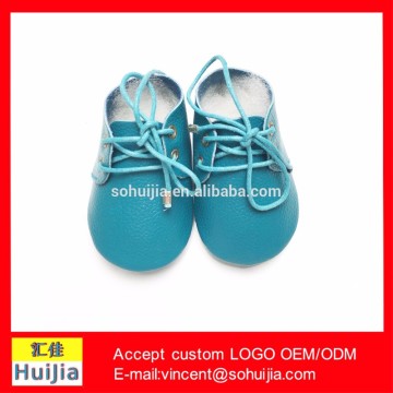 Most popular 2017 new style Baby boy oxford shoes lace up navy baby boy shoes