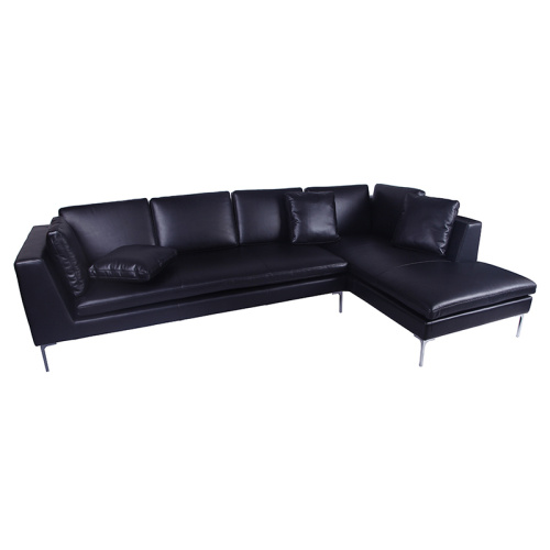 Well-Known Leather Charles Sectional Sofa