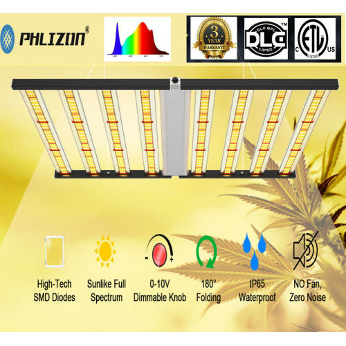 640W dilipat LED Grow Light Tanaman Dalaman Medical