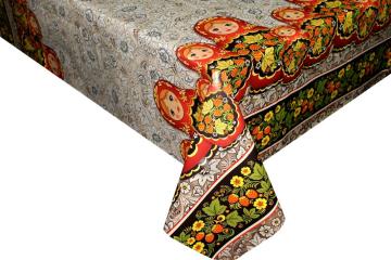 Pvc Printed elastic table covers round 60