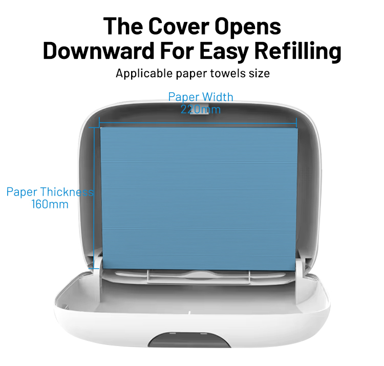FQ-008 N folded paper towel dispenser toilet manual wall amount paper dispenser