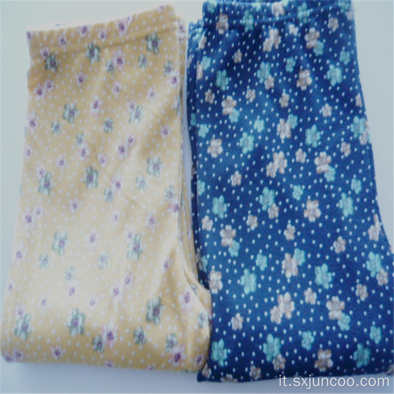 Pantaloni larghi da donna stampati Cailco in cotone 100%