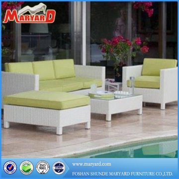 poly rattan garden furniture+black rattan sofa