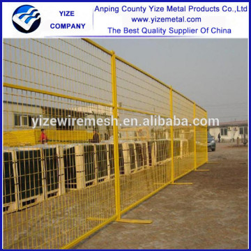 china factory 1.8m high Outdoor Canada temporary fence barricade Canada fence
