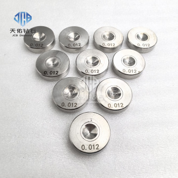 Custom 0.012mm natural diamond wire drawing die for precious metal wire drawing