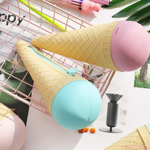 Ice Cream Shape Silicone Pen Case