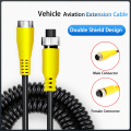 8M4PIN Video/Audio Transmission Extension Cable Car Camera