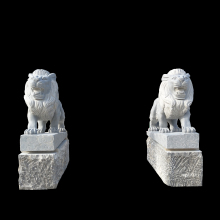 Outdoor Animal Stone Lion Sculpture/Statue