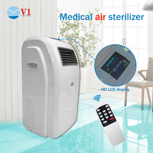 Disinfector UV Air Sterilizer Mobile dengan Ozon