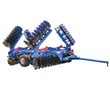 Hydraulic folding heavy-duty disc harrow