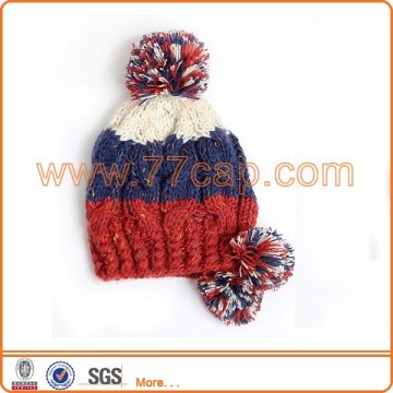 Custom wholesale crocheted knitted winter hat