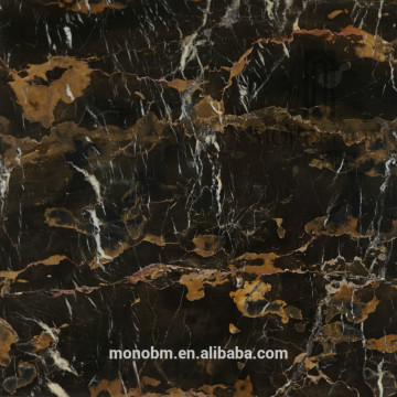 Chinese Marble natural stone tile Portoro marble laminated marble panel with ceramic tile