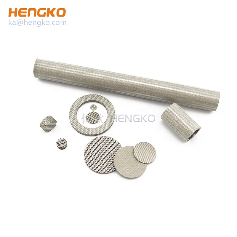 HENGKO provide highly precision sintered stainless steel mesh filter corrosion resistfilter meshes to water treatment machinery
