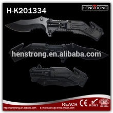 Emergency survival folding Pocket Knife With LED Flashlight