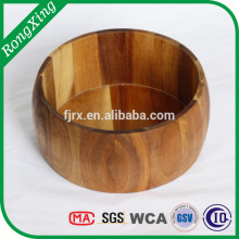 Acacia wood salad bowl,round bowl,wooden bowl