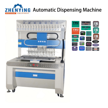 CE Certificated Liquid PVC Dispensing Machine for Patches