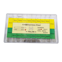 High-Quality Stainless Steel Watch Band Link Pins for ROLX with Plastic Box