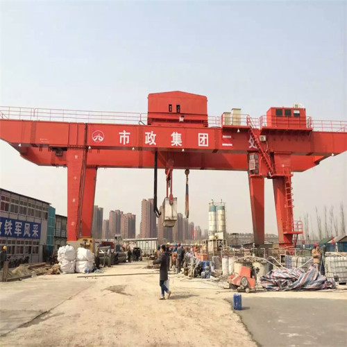 20 tons two hooks double girder gantry crane