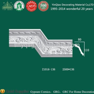 2015 Fireproof Gypsum Plaster Cornice /Gypsum cornice Mould