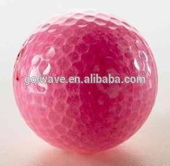 2layer high quality crystal golf balls,colored golf ball,crystal colored golf balls