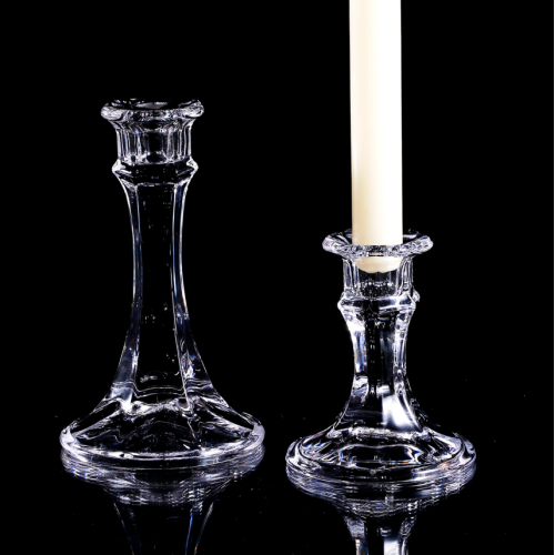 handmade glass candle holders